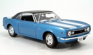 1/18 シボレー シヴォレー カマロ ブルー 青 Chevrolet Camaro Z28 metalic blue 1968 1:18 Maisto 梱包サイズ80