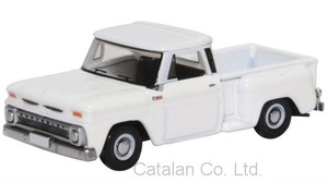 1/87 シボレー ステップサイド ピックアップ トラック 白 ホワイト Chevrolet Stepside Pick Up 1965 Oxford 梱包サイズ60