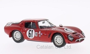1/43 アルファロメオ Alfa Romeo TZ2 No.61 Sebring T.Zeccoli 1966 Best 梱包サイズ60