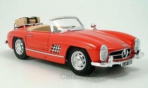 1/18 メルセデス ツーリング カブリオレ RED 赤 レッド Mercedes 300 SL Touring Cabriolet 1957 1:18 Bburago 梱包サイズ80