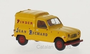 1/87 ルノー キャトル フルゴネット Renault R4 Fourgonnette Pinder Jean Richard Brekina 梱包サイズ60