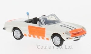 1/87 アルファロメオ スパイダー ファストバック パトカー 警察 Alfa Romeo Spider 2000 Fastback Rijkspolitie Brekina 梱包サイズ60