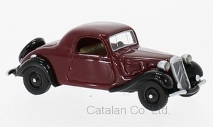 1/87 シトロエン トラクシオン アバン アヴァン ダークレッド レッド 赤 Citroen Traction Avant Faux Cabriolet 1936 Bos 梱包サイズ60