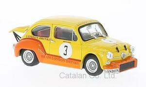 1/43 フィアット アバルト Fiat Abarth 1000 No.3 London Drink racing team Zandvoort R.Dijkstra 梱包サイズ60