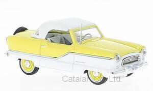 1/43 ナッシュ メトロポリタン 黄 白 ホワイト イエロー Nash Metropolitan 1959 梱包60サイズ