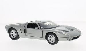 1/24 フォード Ford GT コンセプト メタリック グレー Concept metallic grey without showcase 1:24 Motormax 梱包サイズ80