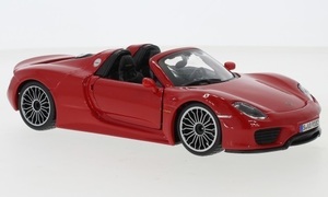 1/24 ポルシェ Porsche 918 スパイダー 赤 レッド Spyder Spider red 2015 1:24 Bburago 梱包サイズ60