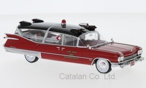 1/43 キャデラック 救急車 シカゴ 消防局 Cadillac Superior Ambulance Chicago Fire Department 1959 Neo 梱包サイズ60