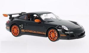 1/24 Porsche ポルシェ 911 GT3 RS 997 黒 Welly オレンジ ブラック 梱包サイズ60