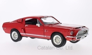 1/18 シェルビー Shelby GT-500KR GT500 赤 レッド red mit weissen Streifen 1968 Lucky Die Cast 梱包サイズ100