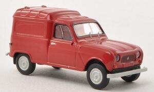 1/87 Renault R4 Fourgonnette ルノー フルゴネット 赤 RED Brekina フランス車 梱包サイズ60