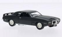 1/43 Pontiac Trans Am 1969 ポンティアック トランザム Black Lucky Die Cast 梱包サイズ60_画像1