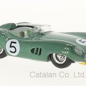 1/43 アストンマーチン ルマン 24時間 ル・マン Aston Martin DBR1 No.5 24h Le Mans 1959 C.Shelby R.Salvadori IXO 梱包サイズ60の画像1