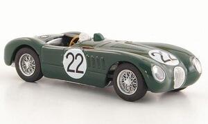 1/43 Jaguar C-Type 1951 Jaguar C type ru* mammoth #22 No. 22 Moss Fairman 24h Le Mans Brumm packing size 60