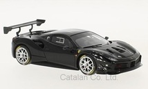 1/43 フェラーリー チャレンジ Black 黒 ブラック Ferrari 488 Challenge Look Smart 梱包サイズ６0_画像1