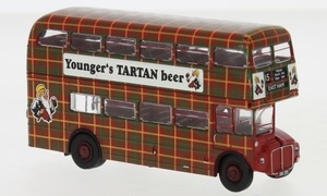 1/87 ロードマスター ロンドン 二階建てバス AEC Routemaster Younger´s Tartan beer 1960 1:87 Brekina 梱包サイズ60