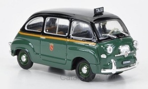 1/43 フィアット ムルティプラ ベルリーナ タクシー Fiat 600 Multipla Berlina Serie 1a 1956 Taxi Rom Brumm 60サイズ