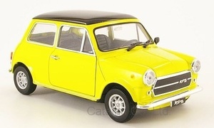 1/24 ミニ クーパー 黄色 黒 イエロー ブラック Mini Cooper 1300 yellow black 1974 Welly 60サイズ