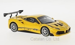 1/43 フェラーリー チャレンジ 黄色 イエロー Ferrari 488 Challenge Yellow Dekor Look Smart 梱包サイズ６0