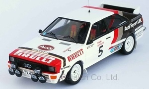 1/43 アウディ クアトロ クワトロ スポーツ ウェールズ ラリー Audi quattro No.5 Audi Sport UK Welsh Rally 1982 Waldegaard 60サイズ