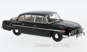 1/43 タトラ Tatra 603 black ブラック 黒 内装 ベージュ 1969 Abrex チェコスロバキア 梱包サイズ60