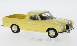 1/43 メルセデス ベンツ ピックアップ トラック 黄色 イエロー Mercedes Benz W115 Pick-up Argentina yellow 1974 Neo 梱包サイズ60