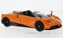 1/24 パガーニ ウアイラ ロードスター オレンジ Pagani Huayra Roadster metallic orange 1:24 Motormax 梱包サイズ80_画像1