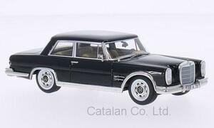 1/43 メルセデス ナリンジャー クーペ 黒 ブラック Mercedes 600 W100 Nallinger Coupe BoS-Models 梱包サイズ60