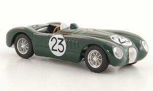 1/43 Jaguar C-Type 1951 Jaguar C type ru* man #23 No.23 Johnson Biondetti 24h Le Mans Brumm packing size 60