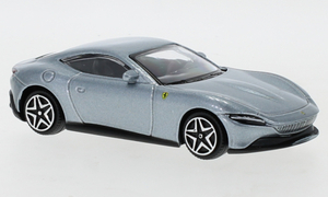 1/43 フェラーリー ローマ Ferrari Rome metallic light grey 1:43 Bburago 梱包サイズ60