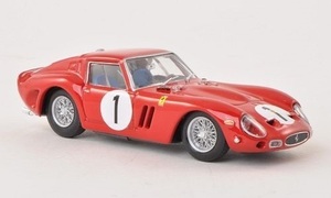 1/43 フェラーリー 赤 レッド Ferrari 250 GTO No.1 1000km Paris 1962 3987GT P.Rodriguez 1:43 Brumm 新品 梱包サイズ60