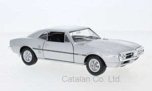 1/24 ポンティアック ファイアーバード シルバー 銀 Pontiac Firebird silver 1967 Welly 60サイズ