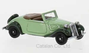 1/87 シトロエン トラクション アバント カブリオレ 緑 Citroen Traction Avant Cabriolet light green dark green 1936 梱包サイズ60