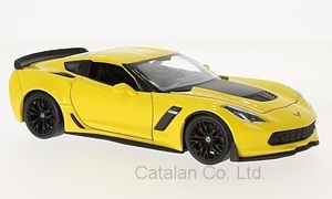 1/24 シボレー コルヴェット コルベット 黄色 イエロー Chevrolet Corvette Z06 2017 梱包サイズ60