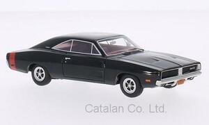 1/43 1969 ダッジ チャレンジャー 黒 Black ブラック Dodge Challenger R/T 梱包サイズ60