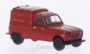 1/87 ルノー キャトル フルゴネット 郵便局 郵便車 Renault R4 Fourgonnette Posterijen NL Brekina 梱包サイズ60