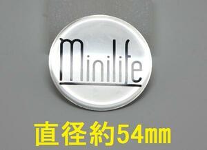 ローバー ミニ エンブレム MINILIFE シルバー ホイールキャップ MINI NEW PLASTIC CAP STICKER