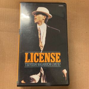 VHS TSUYOSHI NAGABUCHI LIVE’ 87 / LICENSE / 長渕剛 / 5点以上で送料無料