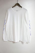 美品 20SS LOOSE JOINTS ルーズジョインツ LOOSEING RGB 長袖Tシャツ LSカットソー 袖プリント YOSHIROTTEN 白 131L_画像1