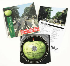 【スマートレター発送限定】THE BEATLES ザ・ビートルズ 2014年盤「Abbey Road アビイ・ロード」紙ジャケCD 赤ステッカー