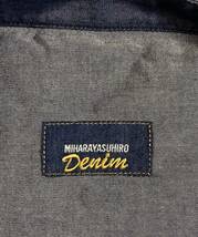 MIHARA YASUHIRO Denim 長袖 シャツ ワンピース 36 ミハラヤスヒロ デニム 日本製_画像4