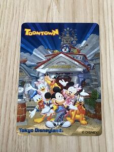 【未使用】テレホンカード　トゥーンタウン　東京ディズニーランド　ミッキーマウス