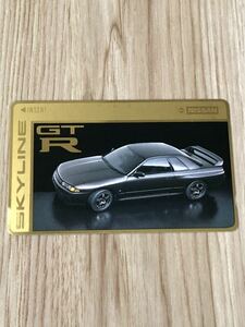 【未使用】テレホンカード　NISSAN ニッサン　日産　GTR SKYLINE スカイライン　GT R