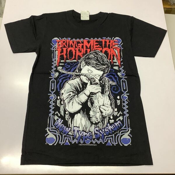 SR9A4. バンドTシャツ　Sサイズ　BRING ME THE HORIZON ① ブリングミーザホライズン　BMTH