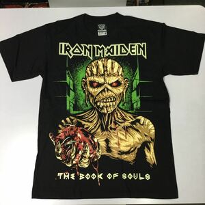 SR5A1. バンドデザインTシャツ Mサイズ　アイアンメイデン IRON MAIDEN ①