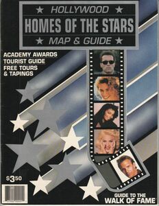 グッズ■1991年【HOLLYWOOD HOMES OF THE STARS MAP&GUIDE】[ B ランク ] 海外版 情報誌/ジュリーアンドリュース マイケルジャクソン 他