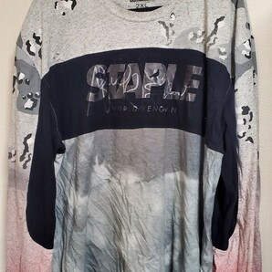 Staple Camo LS Tee (カスタム)　ステイプル