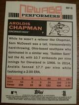 ★インサート AROLDIS CHAPMAN TOPPS HERITAGE 2015 #NAP-16 NEW AGE PERFORMERS MLB チャップマン REDSレッズ CHICAGO CUBS シカゴ カブス_画像2