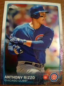 ★ANTHONY RIZZO TOPPS CHROME 2015 BASEBALL #121 MLB アンソニー・リゾ CHICAGO CUBS シカゴ・カブス クローム