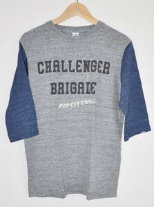 *CHALENGER( Challenger ) 7 minute sleeve T-shirt [USED]********1607